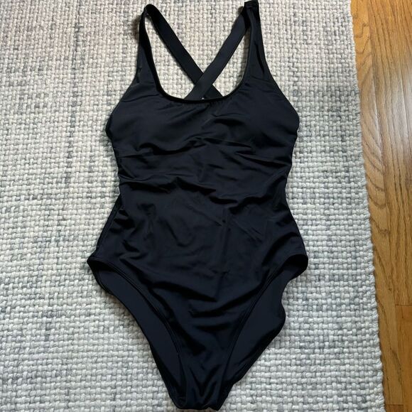 NEW Andie the Tulum Black One Piece Large - Picture 2 of 5